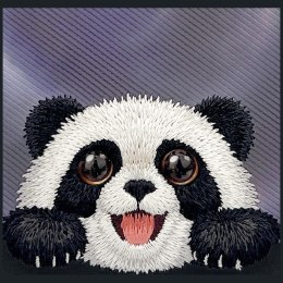 NIMMY futerał BIG EYED LYING GIANT PAND kompatybilny z MagSafe do IPHONE 18 Pro/17 Pro czarny