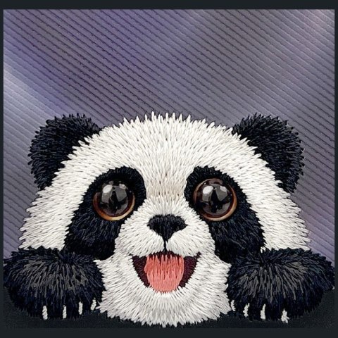NIMMY futerał BIG EYED LYING GIANT PAND kompatybilny z MagSafe do IPHONE 18 Pro/17 Pro czarny