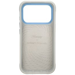 NIMMY futerał BIG EYED LYING SILVER SHADED CAT kompatybilny z MagSafe do IPHONE 18 Pro Max/17 Pro Max szary