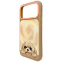 NIMMY futerał BIG EYED LYING TEDDY POODLE kompatybilny z MagSafe do IPHONE 18 Pro Max/17 Pro Max brązowy
