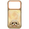 NIMMY futerał BIG EYED LYING TEDDY POODLE kompatybilny z MagSafe do IPHONE 18 Pro Max/17 Pro Max brązowy