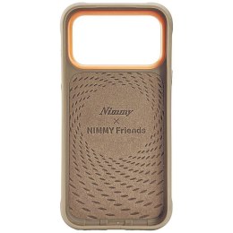 NIMMY futerał BIG EYED LYING TEDDY POODLE kompatybilny z MagSafe do IPHONE 18 Pro/17 Pro brązowy