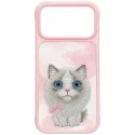 NIMMY futerał BIG EYED RAGDOLL do IPHONE 18 Pro/17 Pro różowy