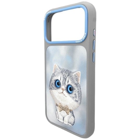 NIMMY futerał BIG EYED SILVER SHADED CAT do IPHONE 18 Pro/17 Pro szary