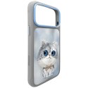 NIMMY futerał BIG EYED SILVER SHADED CAT do IPHONE 18 Pro/17 Pro szary