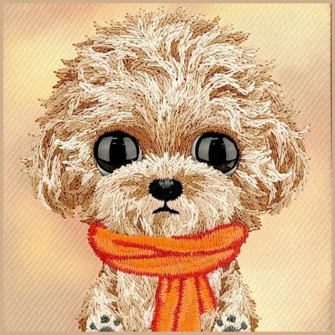 NIMMY futerał BIG EYED TEDDY POODLE do IPHONE 18 Pro Max/17 Pro Max brązowy