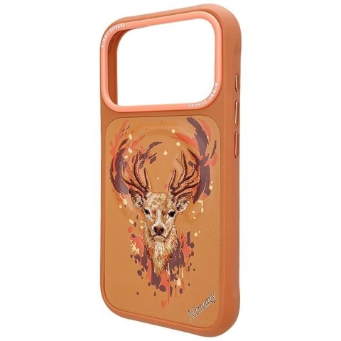 NIMMY futerał DEER kompatybilny z MagSafe do IPHONE 18 Pro Max/17 Pro Max pomarańczowy