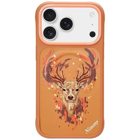 NIMMY futerał DEER kompatybilny z MagSafe do IPHONE 18 Pro Max/17 Pro Max pomarańczowy