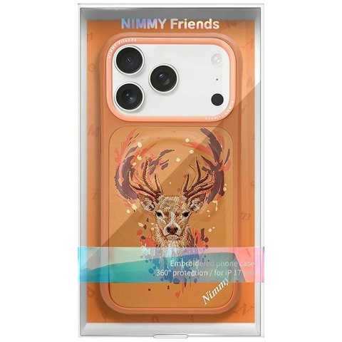 NIMMY futerał DEER kompatybilny z MagSafe do IPHONE 18 Pro Max/17 Pro Max pomarańczowy