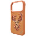 NIMMY futerał DEER kompatybilny z MagSafe do IPHONE 18 Pro/17 Pro pomarańczowy
