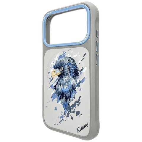 NIMMY futerał EAGLE kompatybilny z MagSafe do IPHONE 18 Pro/17 Pro szary