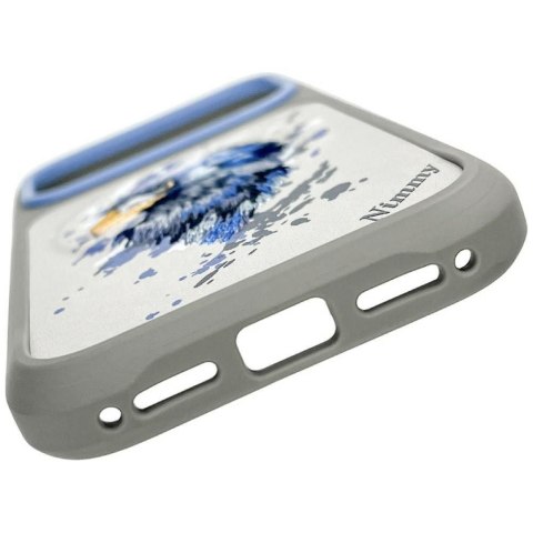 NIMMY futerał EAGLE kompatybilny z MagSafe do IPHONE 18 Pro/17 Pro szary