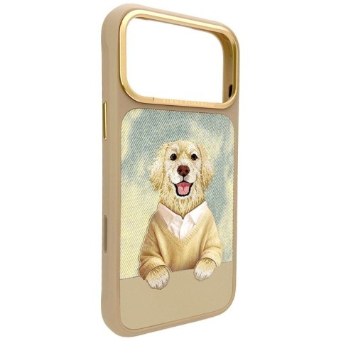 NIMMY futerał GENTLE PETS SERIES DOG kompatybilny z MagSafe do IPHONE 18 Pro Max/17 Pro Max brązowy