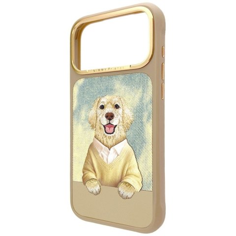 NIMMY futerał GENTLE PETS SERIES DOG kompatybilny z MagSafe do IPHONE 18 Pro Max/17 Pro Max brązowy