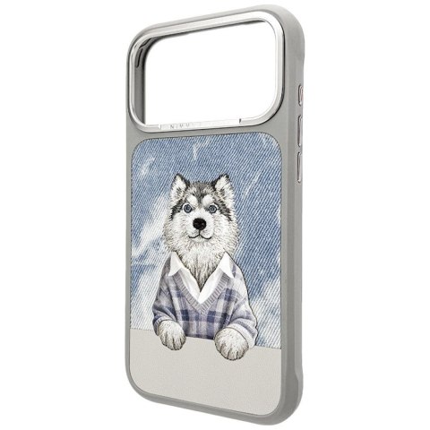 NIMMY futerał GENTLE PETS SERIES DOG kompatybilny z MagSafe do IPHONE 18 Pro Max/17 Pro Max szary
