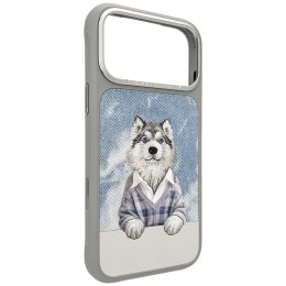 NIMMY futerał GENTLE PETS SERIES DOG kompatybilny z MagSafe do IPHONE 18 Pro Max/17 Pro Max szary
