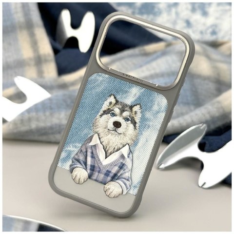 NIMMY futerał GENTLE PETS SERIES DOG kompatybilny z MagSafe do IPHONE 18 Pro Max/17 Pro Max szary