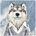 NIMMY futerał GENTLE PETS SERIES DOG kompatybilny z MagSafe do IPHONE 18 Pro Max/17 Pro Max szary
