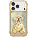 NIMMY futerał GENTLE PETS SERIES DOG kompatybilny z MagSafe do IPHONE 18 Pro/17 Pro brązowy