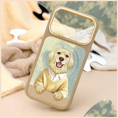 NIMMY futerał GENTLE PETS SERIES DOG kompatybilny z MagSafe do IPHONE 18 Pro/17 Pro brązowy