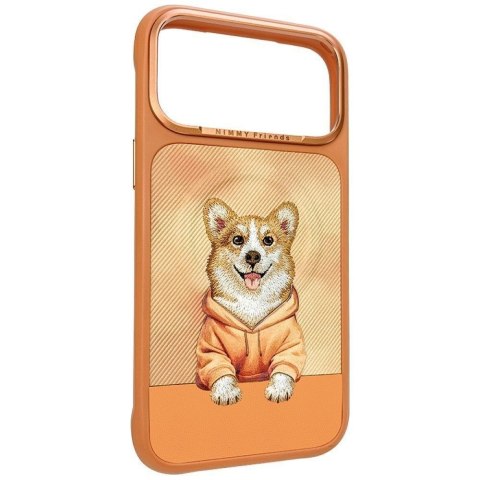 NIMMY futerał GENTLE PETS SERIES DOG kompatybilny z MagSafe do IPHONE 18 Pro/17 Pro pomarańczowy