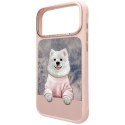 NIMMY futerał GENTLE PETS SERIES DOG kompatybilny z MagSafe do IPHONE 18 Pro/17 Pro różowy