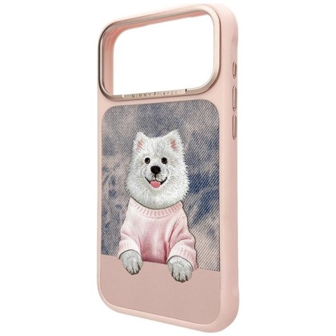NIMMY futerał GENTLE PETS SERIES DOG kompatybilny z MagSafe do IPHONE 18 Pro/17 Pro różowy