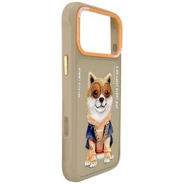 NIMMY futerał GLASSES COOL DOG do IPHONE 18 Pro Max/17 Pro Max beżowy