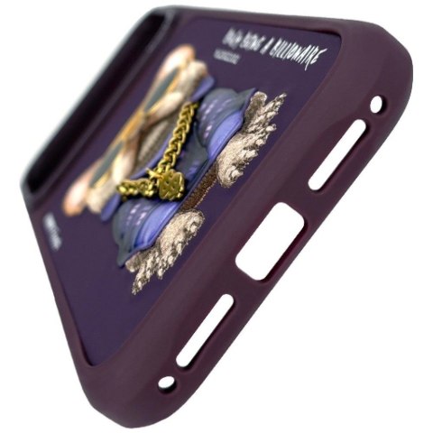 NIMMY futerał GLASSES COOL DOG do IPHONE 18 Pro Max/17 Pro Max fioletowy