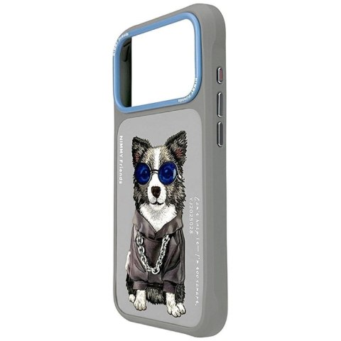 NIMMY futerał GLASSES COOL DOG do IPHONE 18 Pro Max/17 Pro Max szary