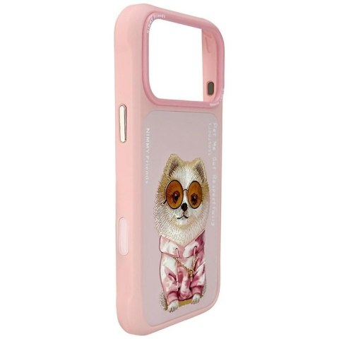 NIMMY futerał GLASSES COOL DOG do IPHONE 18 Pro/17 Pro różowy