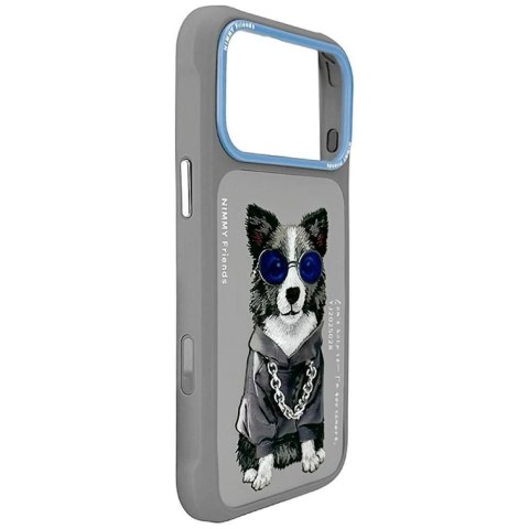NIMMY futerał GLASSES COOL DOG do IPHONE 18 Pro/17 Pro szary