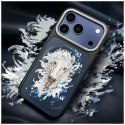 NIMMY futerał HORSE kompatybilny z MagSafe do IPHONE 18 Pro Max/17 Pro Max granatowy