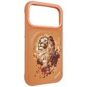 NIMMY futerał LION kompatybilny z MagSafe do IPHONE 18 Pro/17 Pro pomarańczowy