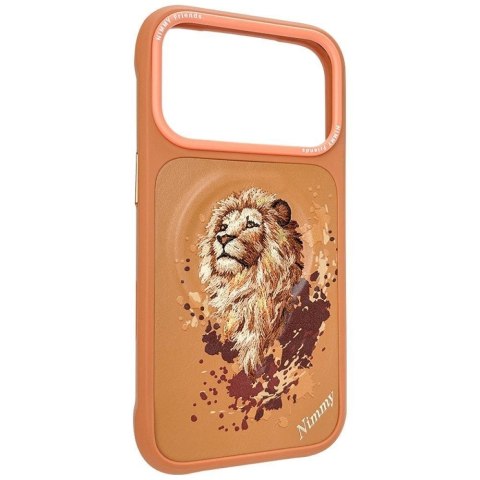 NIMMY futerał LION kompatybilny z MagSafe do IPHONE 18 Pro/17 Pro pomarańczowy