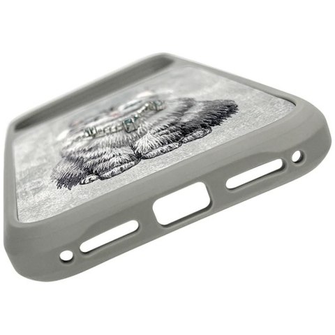NIMMY futerał LUCKY FASHION CAT kompatybilny z MagSafe do IPHONE 18 Pro Max/17 Pro Max szary