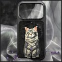 NIMMY futerał LUCKY FASHION CAT kompatybilny z MagSafe do IPHONE 18 Pro/17 Pro czarny