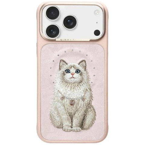 NIMMY futerał LUCKY FASHION CAT kompatybilny z MagSafe do IPHONE 18 Pro/17 Pro różowy