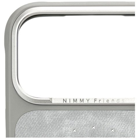 NIMMY futerał LUCKY FASHION CAT kompatybilny z MagSafe do IPHONE 18 Pro/17 Pro szary
