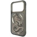 NIMMY futerał MAGNETIC FANTASY ANIMAL DRAGON kompatybilny z MagSafe do IPHONE 18 Pro Max/17 Pro Max szary
