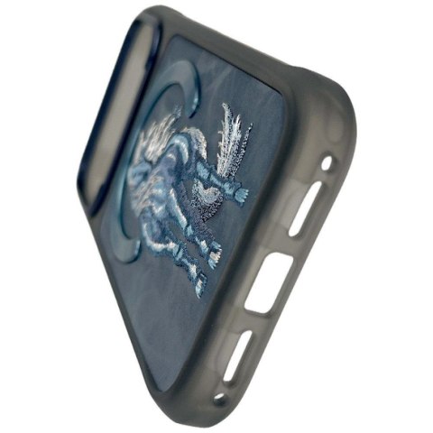 NIMMY futerał MAGNETIC FANTASY ANIMAL UNICORN kompatybilny z MagSafe do IPHONE 18 Pro Max/17 Pro Max niebieski