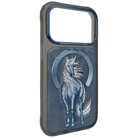 NIMMY futerał MAGNETIC FANTASY ANIMAL UNICORN kompatybilny z MagSafe do IPHONE 18 Pro Max/17 Pro Max niebieski