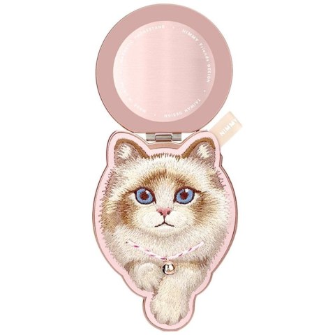NIMMY zawieszka magnetyczna DENIM FASHION RAGDOLL CAT różowa