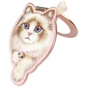 NIMMY zawieszka magnetyczna DENIM FASHION RAGDOLL CAT różowa