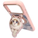 NIMMY zawieszka magnetyczna DENIM FASHION RAGDOLL CAT różowa