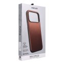NOMAD futerał skórzany do IPHONE 18 Pro Max/17 Pro Max kompatybilny z MagSafe (Modern Leather Case Horween Leather) rustic brown