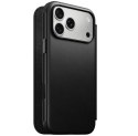 NOMAD futerał skórzany do IPHONE 18 Pro Max/17 Pro Max kompatybilny z MagSafe (Modern Leather Folio ECCO Leather) czarny