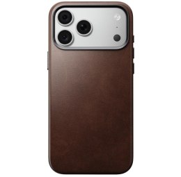 NOMAD futerał skórzany do IPHONE 18 Pro Max/17 Pro Max kompatybilny z MagSafe (Traditional Leather Case Horween Leather) rustic