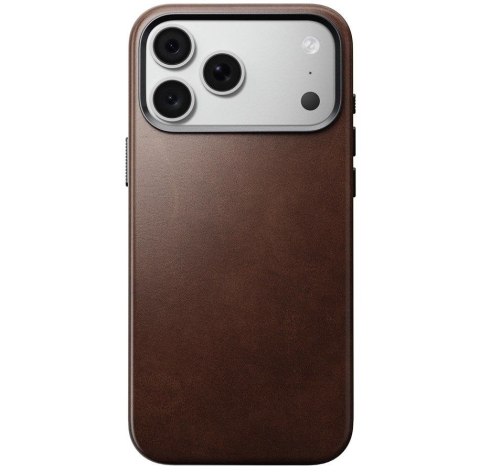 NOMAD futerał skórzany do IPHONE 18 Pro Max/17 Pro Max kompatybilny z MagSafe (Traditional Leather Case Horween Leather) rustic