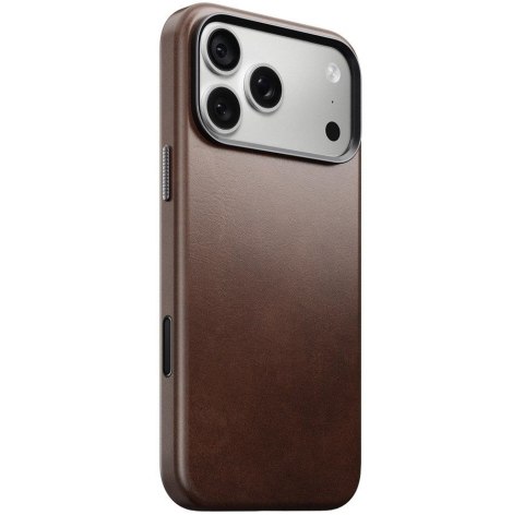 NOMAD futerał skórzany do IPHONE 18 Pro Max/17 Pro Max kompatybilny z MagSafe (Traditional Leather Case Horween Leather) rustic